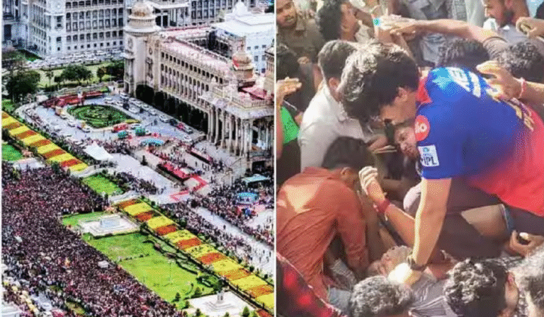 RCBની વિજય પરેડ પહેલા ચિન્નાસ્વામી સ્ટેડિયમમાં ભાગદોડ, મહિલા સહિત 4 લોકોના મોત