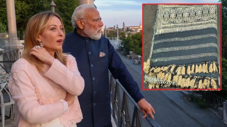 Modi Gift to Meloni: મોદીએ મેલોનીને ભેટમાં આપ્યો મૂગા સિલ્ક સ્ટોલ, જાણો તેની ખાસિયત અને કિંમત