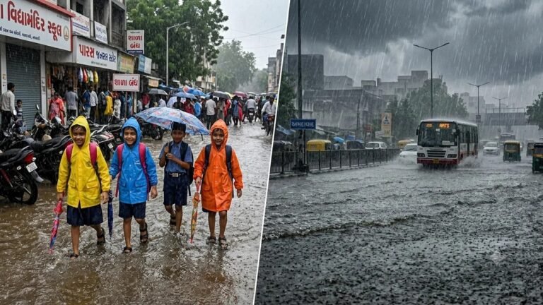 સુરત જિલ્લામાં ભારે વરસાદની આગાહીને પગલે ૩૧ જુલાઈ અને ૧ ઓગસ્ટે તમામ શૈક્ષણિક સંસ્થાઓ બંધ રાખવા કલેક્ટરનો હુકમ