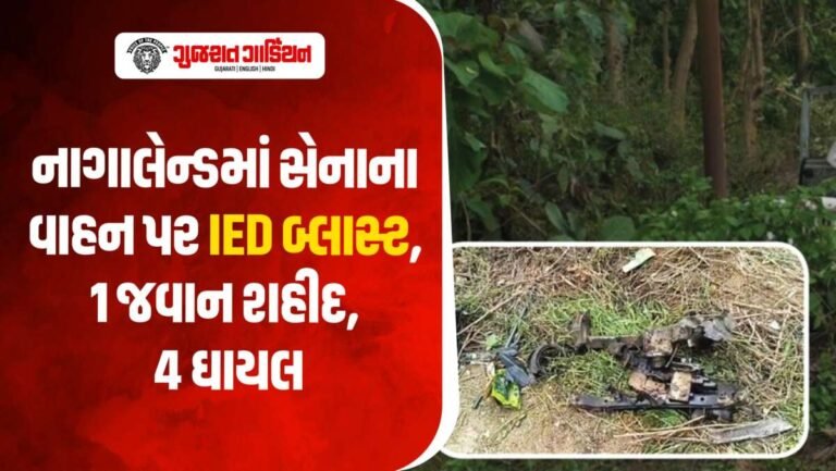 નાગાલેન્ડમાં સેનાના વાહન પર ભયાનક IED બ્લાસ્ટ, 1 જવાન શહીદ, 4 ઘાયલ