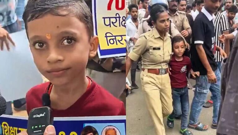 VIDEO: 6 વર્ષના ટેણીયાના મોદી સામે ધરણા!