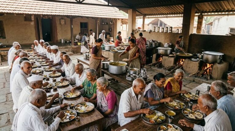ન રસોઈની ઝંઝટ, ન ઘરમાં ચૂલો…ગુજરાતના આ ગામમાં વર્ષોથી ચાલે છે સામૂહિક રસોડું